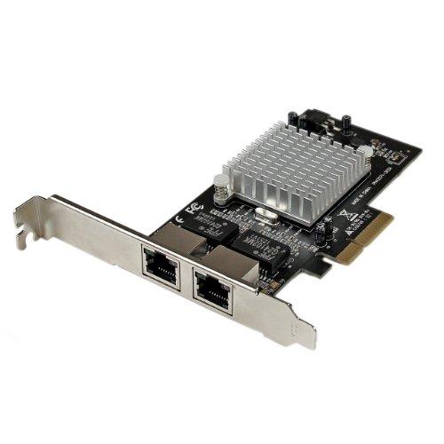 Dual Port PCI Express (PCIe x4) Gigabit Ethernet Server Adapter Network Card - Intel i350 NIC(ST2000SPEXI) Startech