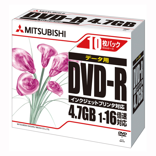 DHR47JPP10 (DVD-R 16{ 10g) DVD-R f[^p 10(DHR47JPP10) MITSUBISHI OHd@