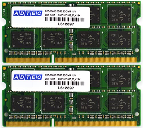 m[gp[ [DDR3 PC3-8500(DDR3-1066) 4GB(2GBx2g) 204PIN] 6Nۏ ADS8500N-2GW