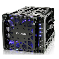 Black Vortex Hot-Swappable 3.5 HDD 4ڃ[ouP[X(MB074SP-1B) CREMAX
