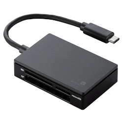 [_C^/USB Type-CRlN^/USB3.1 Gen1/SD+MS+CF+XD/ubN(MR3C-A010BK)