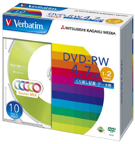 Verbatim DHW47NM10V1 (DVD-RW 2{ 10g) DVD-RW 4.7GB 10XEJ[MIX DHW47NM10V1(DHW47NM10V1) MITSUBISHI OHd@