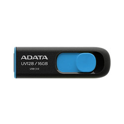 DashDrive UV128 AUV128-16G-RBE [16GB BLACK+BLUE] AUV128-16G-RBE A-DATA