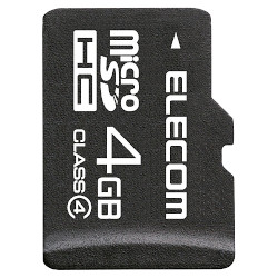 MF-MSD004GC4/H [4GB] MicroSDHCJ[h/f[^T[rXt/Class4/4GB/@lp(MF-MSD004GC4/H) ELECOM GR