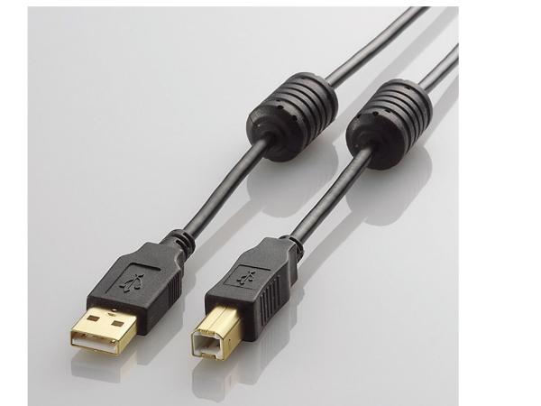 DH-AB2F20BK [2m ubN] GR DH-AB2F20BK USB VIDEOP[u(USB2.0 A-B) 2.0m(DH-AB2F20BK) ELECOM GR