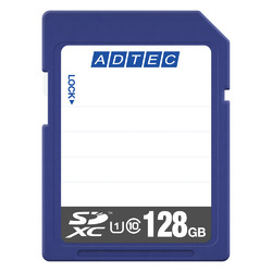 SDXCJ[h 128GB UHS-I Class10 f[^T[rXt(AD-SDTX128G/U1)