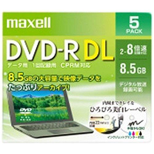 }NZ DRD85WPE.5S f[^p DVD-R DL 2-8{Ή(CPRMΉ) CNWFbgv^[Ή ЂтzCg[x 8.5GB 5(DRD85WPE5S)