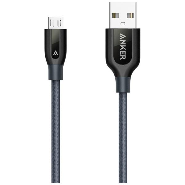 Anker PowerLine+ Micro USBP[u (90cm) gray A81420A1(A81420A1)