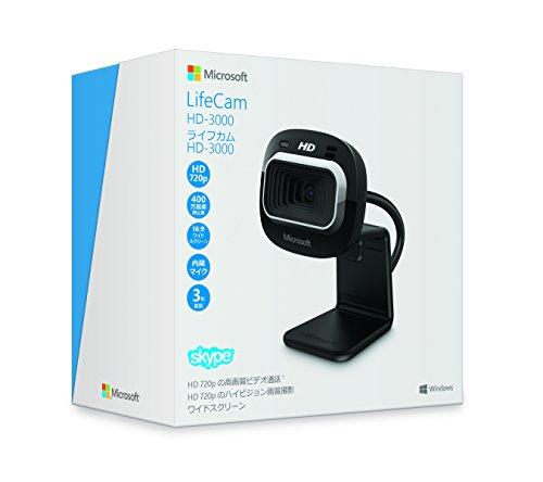 Microsoft LifeCam HD-3000 Win USB Port Japanese 1 License Refresh(T3H-00019) MICROSOFT }CN\tg