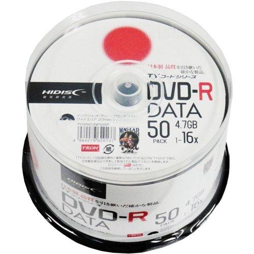 TYDR47JNP50SP [DVD-R 16{ 50g] HI DISC TYDR47JNP50SP f[^pDVD-R 4.7GB 1-16{ XshP[X50P