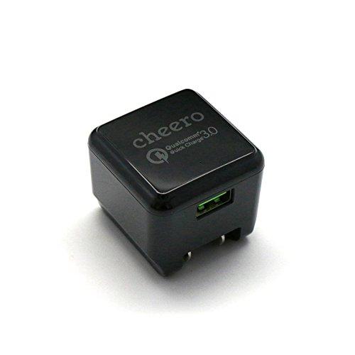 cheero Quick Charge 3.0 USB Charger ubN CHE-315-BK(CHE-315-BK)