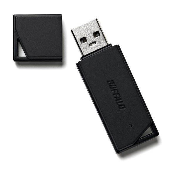 USB2.0 ǂUSB[ 16GB ubN(RUF2-KR16GA-BK) BUFFALO obt@[
