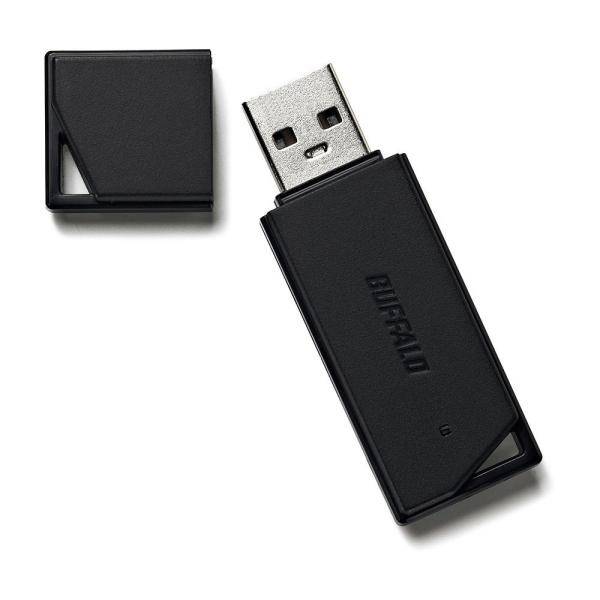 USB2.0 ǂUSB[ 32GB ubN(RUF2-KR32GA-BK) BUFFALO obt@[
