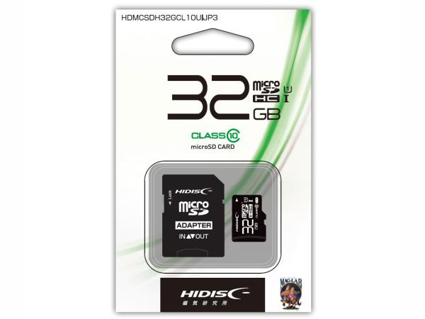 microSDHCJ[h 32GB CLASS10 UHS-1Ή SDϊA_v^/P[Xt HDMCSDH32GCL10UIJP3 HI DISC