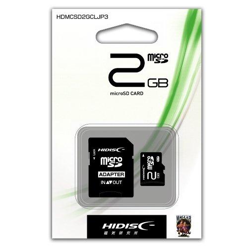 HDMCSD2GCLJP3 MicroSDJ[h2GB A_v^[ HI DISC