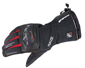 R~l EK-200 Carbon Protect E-Gloves Black/Red M