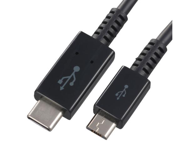  01-7071 USB2.0 microB/Type-C P[u(1m) SMT-L10CM-K