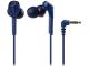 オーディオテクニカ ATH-CKS550X-BL 【ハイレゾ音源対応】ダイナミック密閉型インナーイヤーヘッドホン ブルー(ATH-CKS550X)