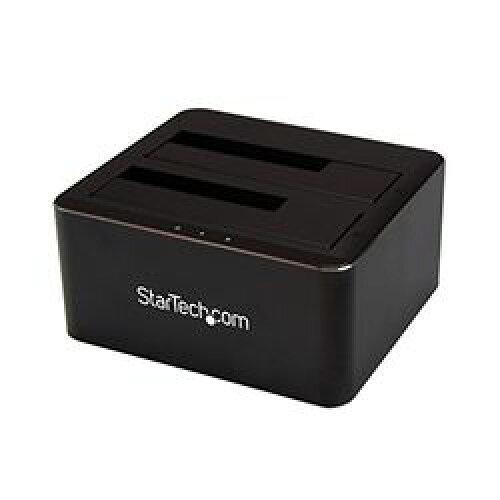 StarTech.com N[hSATA3.0ΉHDD/SSDhbLOXe[V 2 x 2.5/3.5C`hCuΉ USB 3.0ڑ SDOCK2U33V