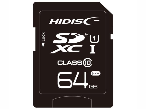 HIDISC SDXCJ[h 64GB CLASS10 UHS-1Ή vP[Xt HDSDX64GCL10UIJP3