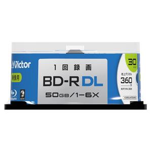 Victor BD-R DL 50GB 6{30 VBR260RP30SJ2