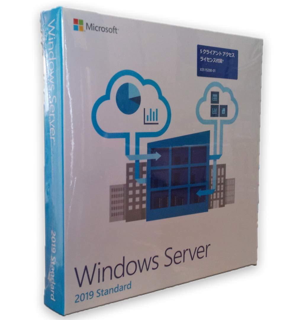 Microsoft Windows Server Standard 2019 64Bit Japanese 1 License DVD 16 Core License 5 Client[Windows Server](P73-07691) MICROSOFT }CN\tg