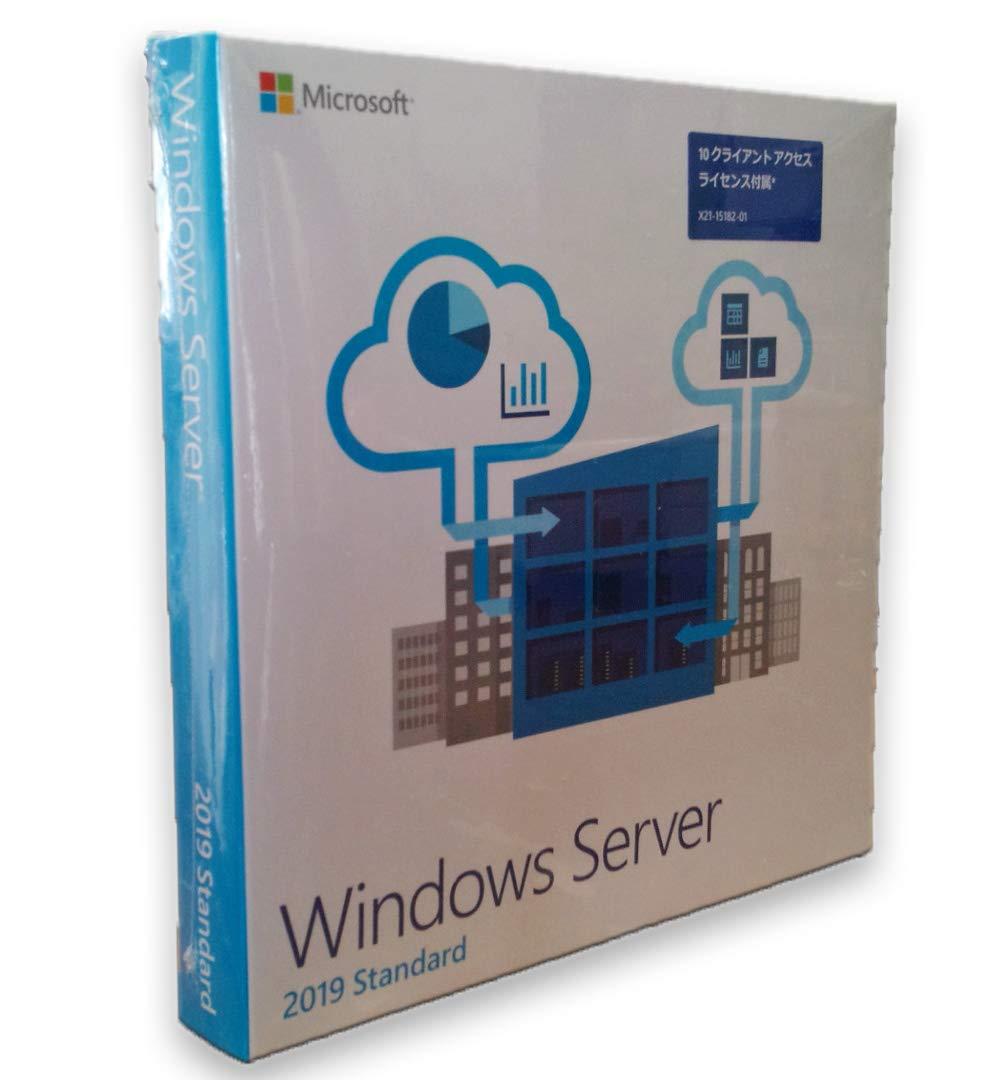  Microsoft Windows Server Standard 2019 64Bit Japanese 1 License DVD 16 Core License 10 Client[Windows Server](P73-07712)