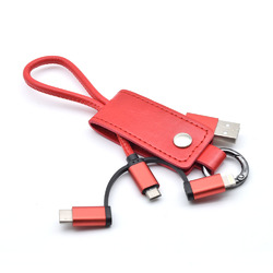 Keycase Cable 3in1 Red KC3IN1-RD(KC3IN1-RD)