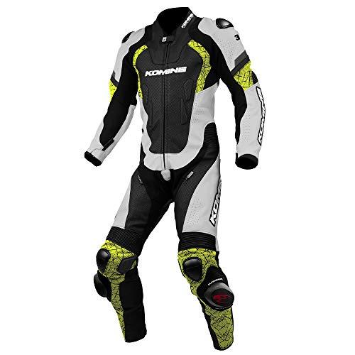  S-52 Racing Leather Suit White/Neon L i:02-052/WH/N/L