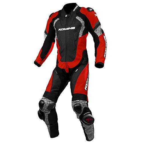 S-52 Racing Leather Suit Red/Black L i:02-052/RD/BK/L KOMINE(R~l)