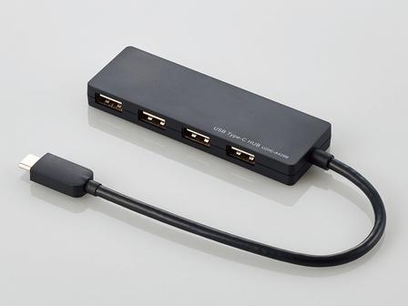 USB2.0HUB/Type-C/AX4|[g/oXp[/15cmP[u/ubN(U2HC-A429BBK)