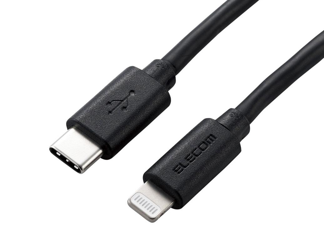 USB C-LightningP[u/炩/1.2m/ubN MPA-CLY12BK(MPA-CLY12BK)