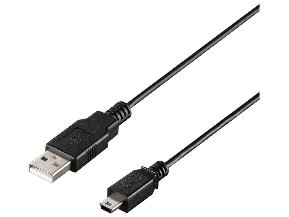 USB2.0 A to miniBΉP[u 0.5m ubN(BU2AMNK05BK)