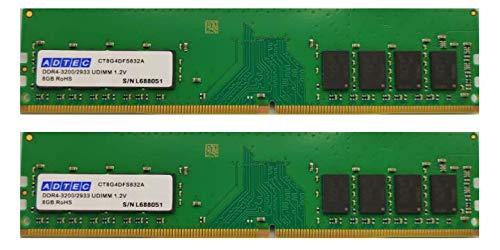 ADTEC DDR4-3200 UDIMM 8GBx2 / ADS3200D-H8GW(ADS3200D-H8GW)