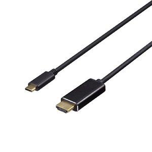 fBXvCϊP[u USB Type-C-HDMI 1m ubN(BDCHD10BK)