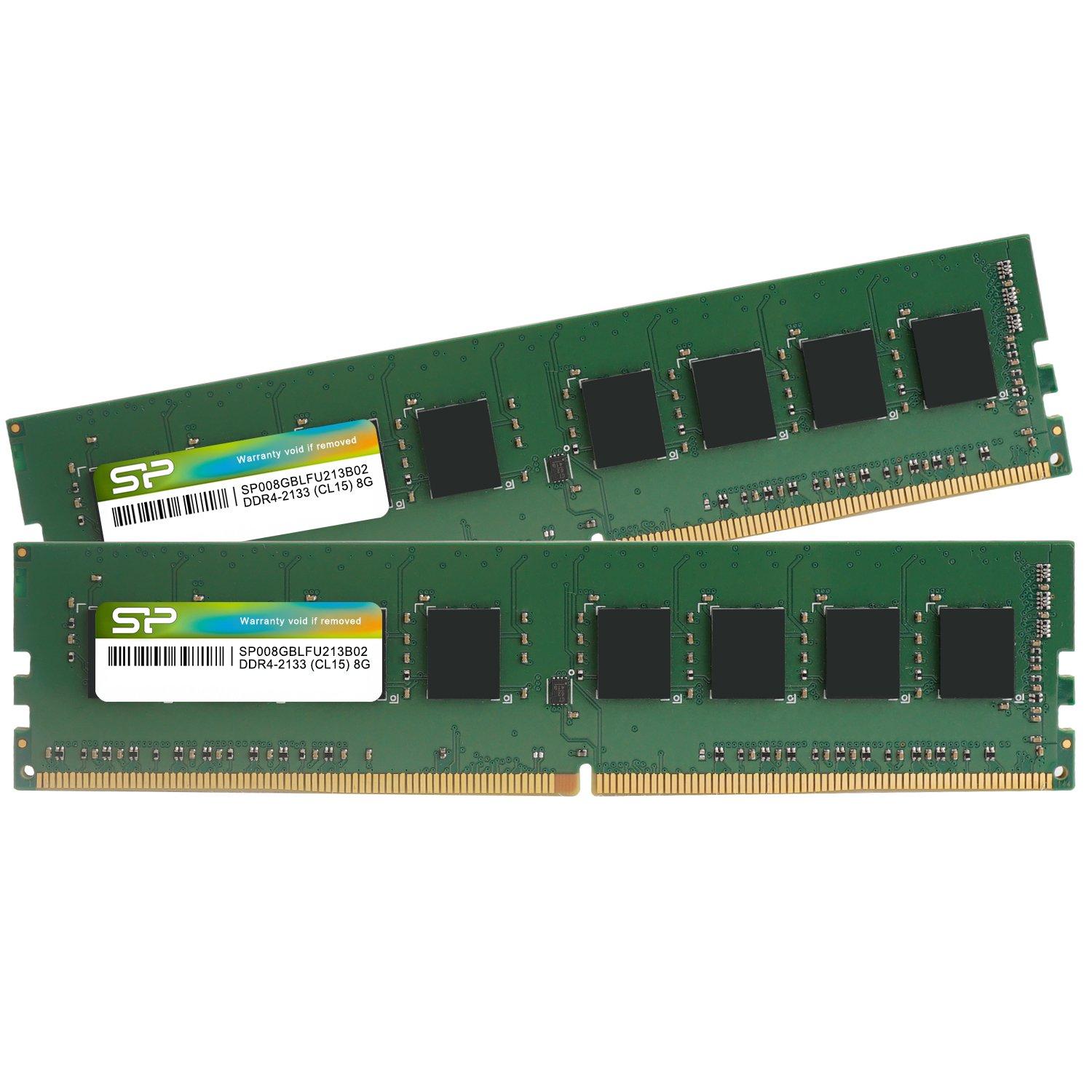 VRp[ fXNgbvPCp DDR4-2133(PC4-17000) 8GBX2 288Pin 1.2V CL15 ivۏ SP016GBLFU213B22
