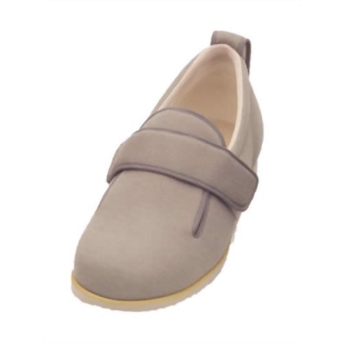 あゆみシューズ ダブルマジックIIMグレー1017 (右足用) L 徳武産業