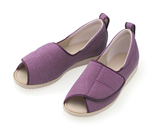 あゆみシューズ オープン和 (なごみ) あずき 右足 1026 3L 徳武産業