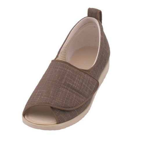 あゆみシューズ オープン和(なごみ) 左 茶 M  1026 徳武産業