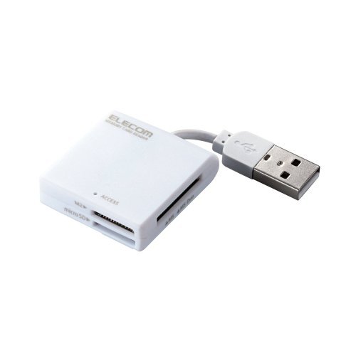 USB2.0/1.1 P[uŒ胁J[h[_/43+5fBA/zCg(MR-K009WH)