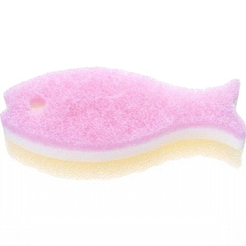 ポアソンキッチン おさかなスポンジ ライト ピンク