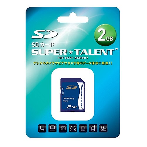  スーパータレント SDメモリーカード 2GB ST02SD