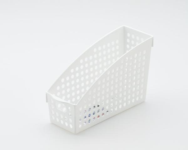 ECJOY!】 イノマタ化学 ストックスタンド/ブック/マガジン A4 ホワイト サイズ：10.4×27.8×高さ17.8cm【特価￥159】
