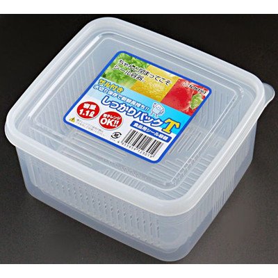 Ecjoy ナカヤ化学 しっかりパック T 水切りカゴ付 野菜や豆腐に サイズ 約150 135 H80mm 特価 110