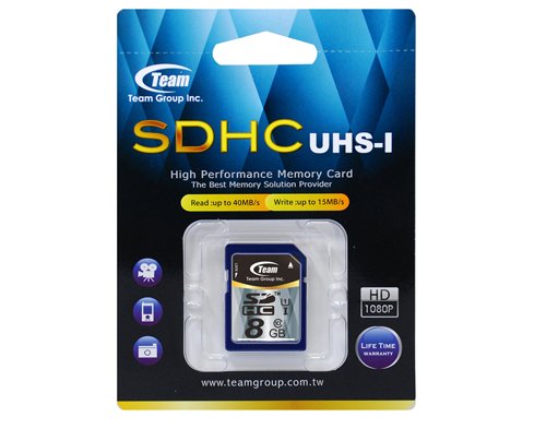 UHS-I SDカード 8GB(TG008G0SD3FT)