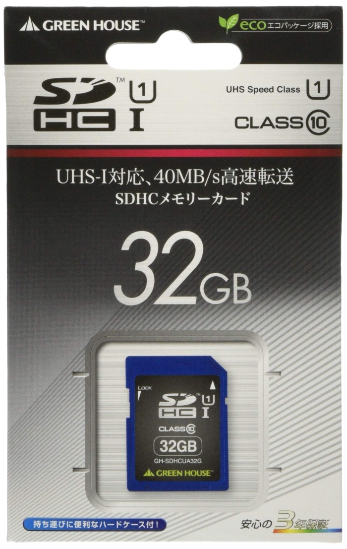 SDHC[J[h UHS-I NX10 32GB(GH-SDHCUA32G)