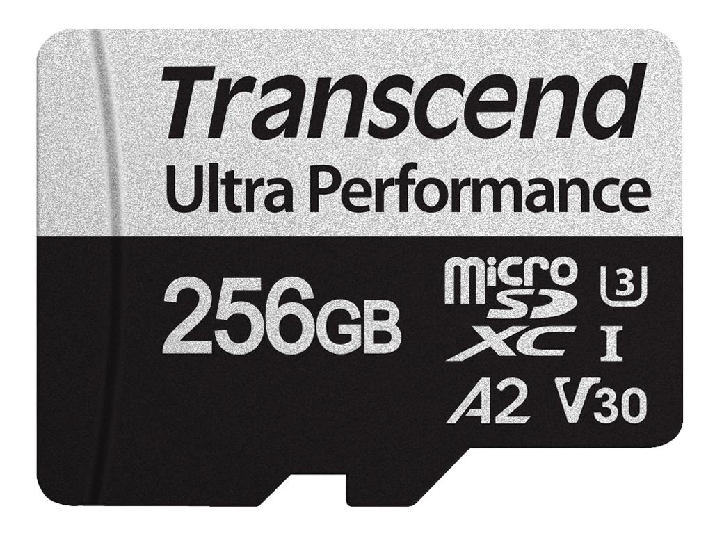 256GB microSD w/ adapter UHS-I U3 A2 DDR200(TS256GUSD340S) gZhWp