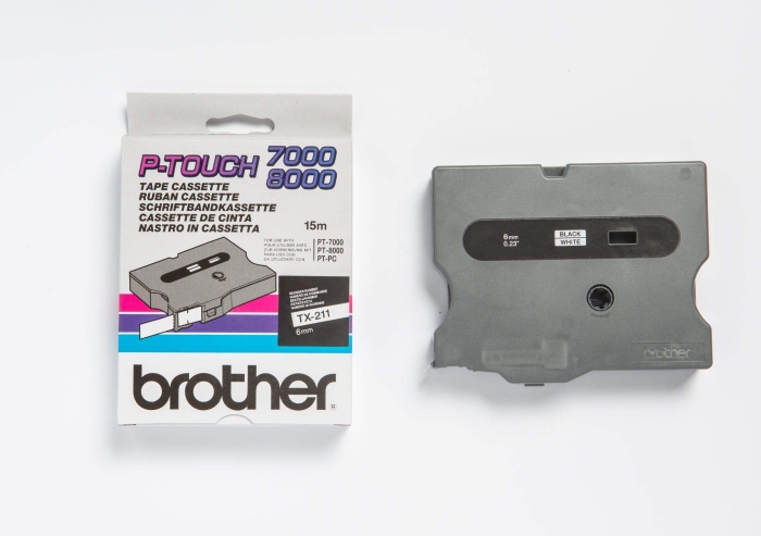 P-TOUCH PCpx 6mm (ubN/zCg) (TX-211) BROTHER uU[