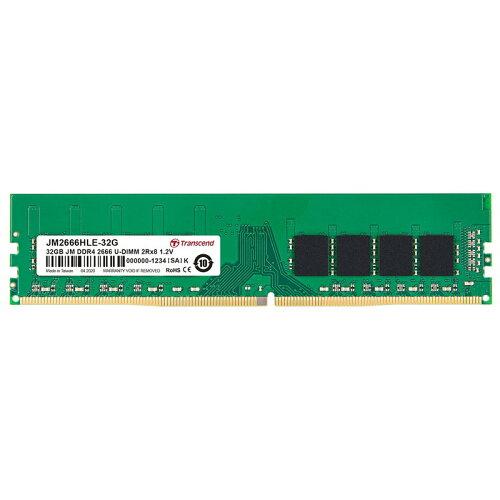 PC 32GB JM DDR4 2666Mhz U-DIMM 2Rx8 2Gx8 CL19 1.2V(JM2666HLE-32G)