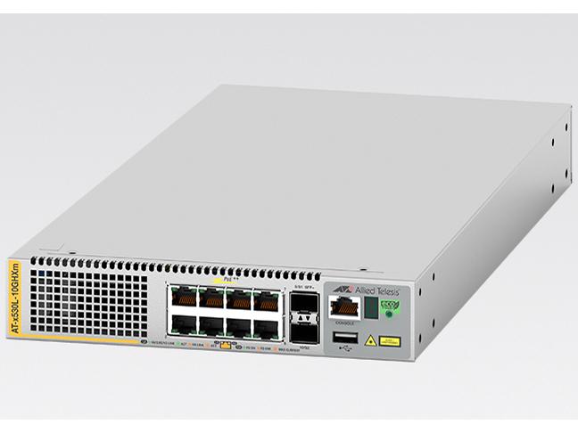  AT-x530L-10GHXm[100/1000/2.5G/5GBASE-Tx8(PoE-OUT)ASFP+Xbgx2](4727R)